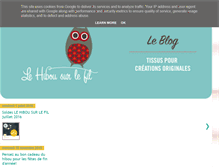 Tablet Screenshot of blog.lehibousurlefil.be